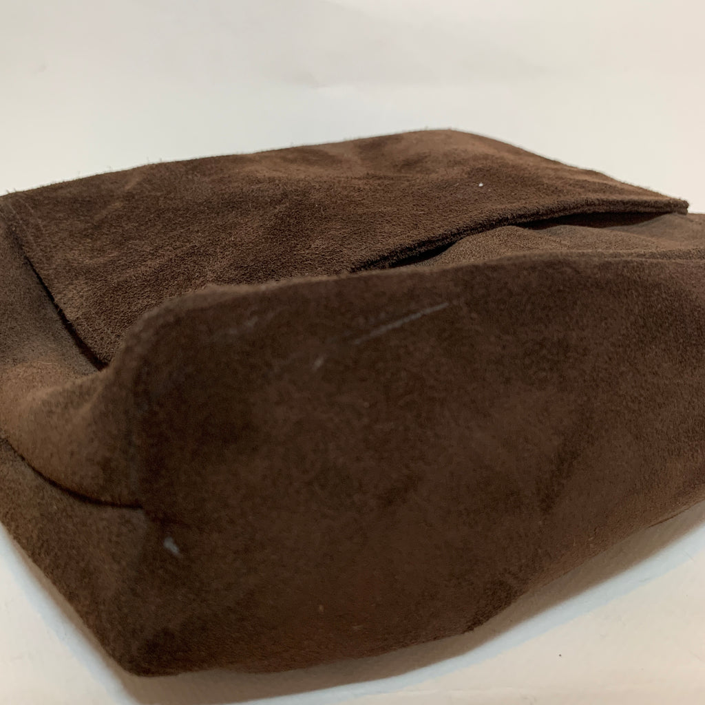 Nine West Suede Dark Brown Cross Body Bag | Pre Loved |