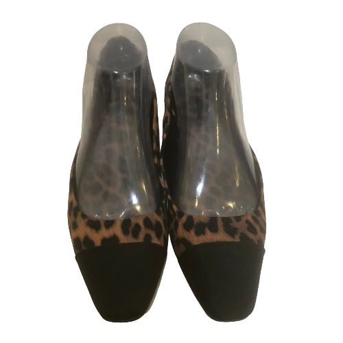 ZARA Cheetah Print Square Toe Ballet Flats | Gently Used |