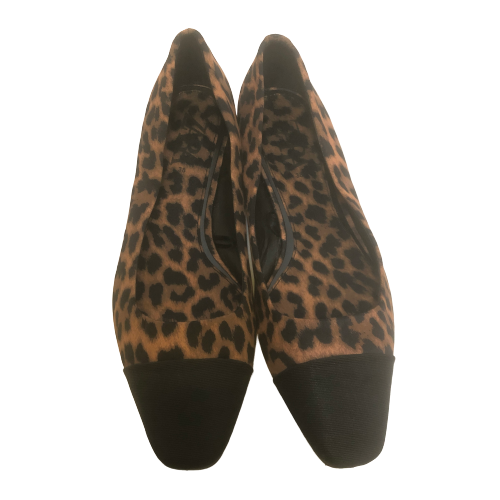 ZARA Cheetah Print Square Toe Ballet Flats | Gently Used |