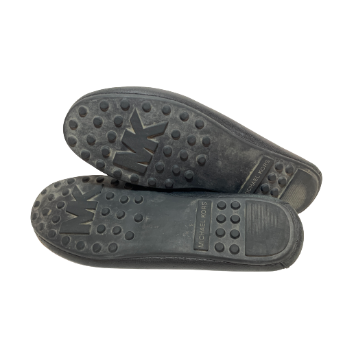 Michael Kors Black Leather Loafers | Pre Loved |