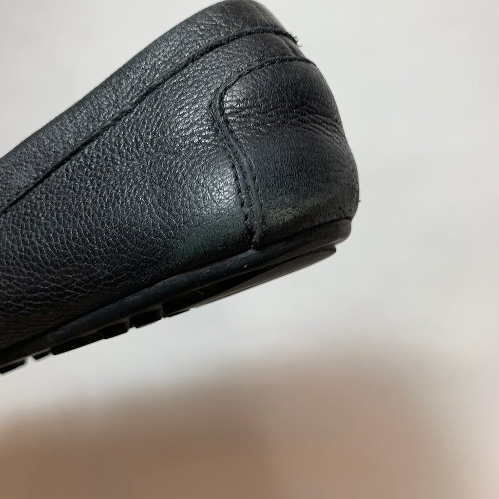 Michael Kors Black Leather Loafers | Pre Loved |