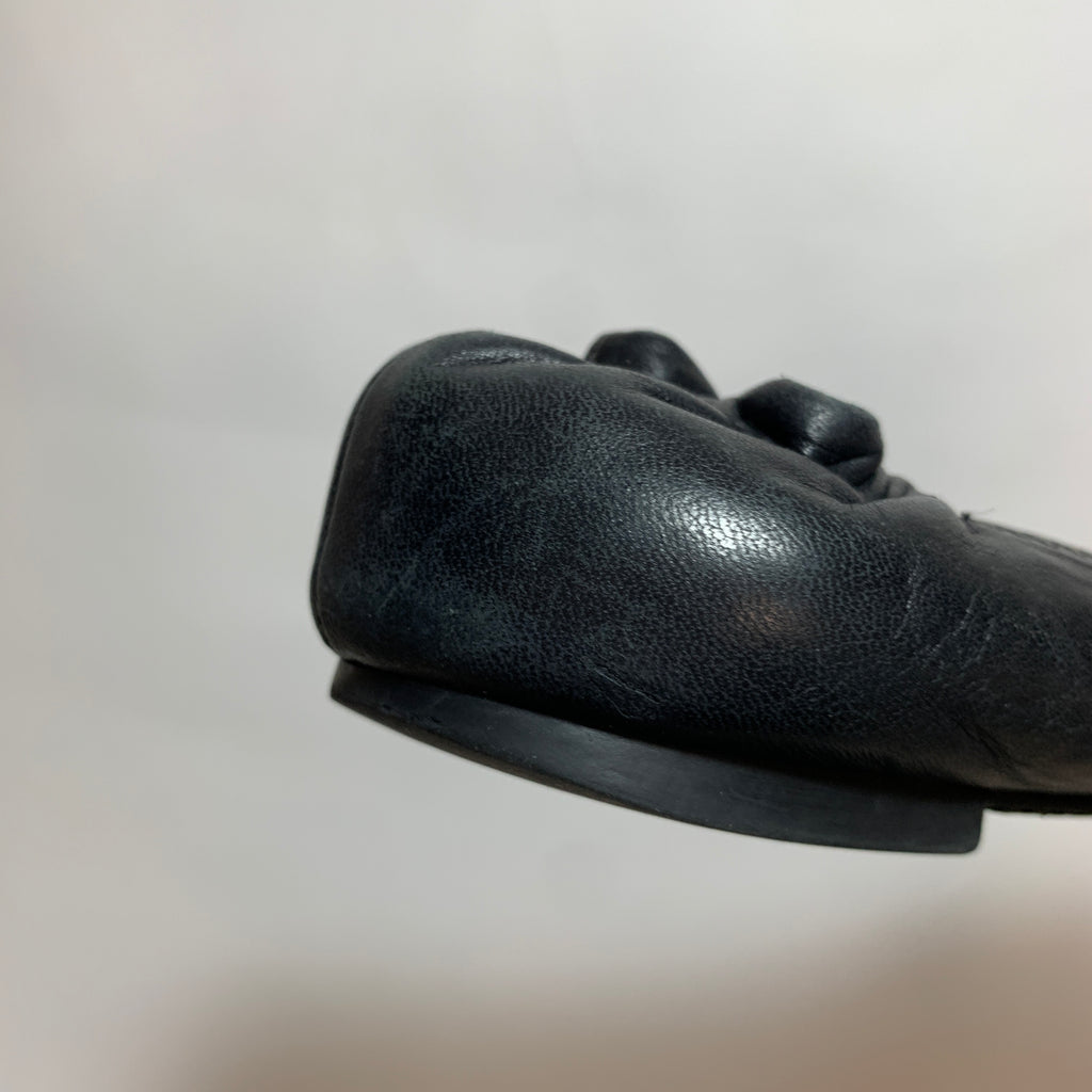 Tory Burch Black Leather REVA Ballet Flats | Pre Loved |