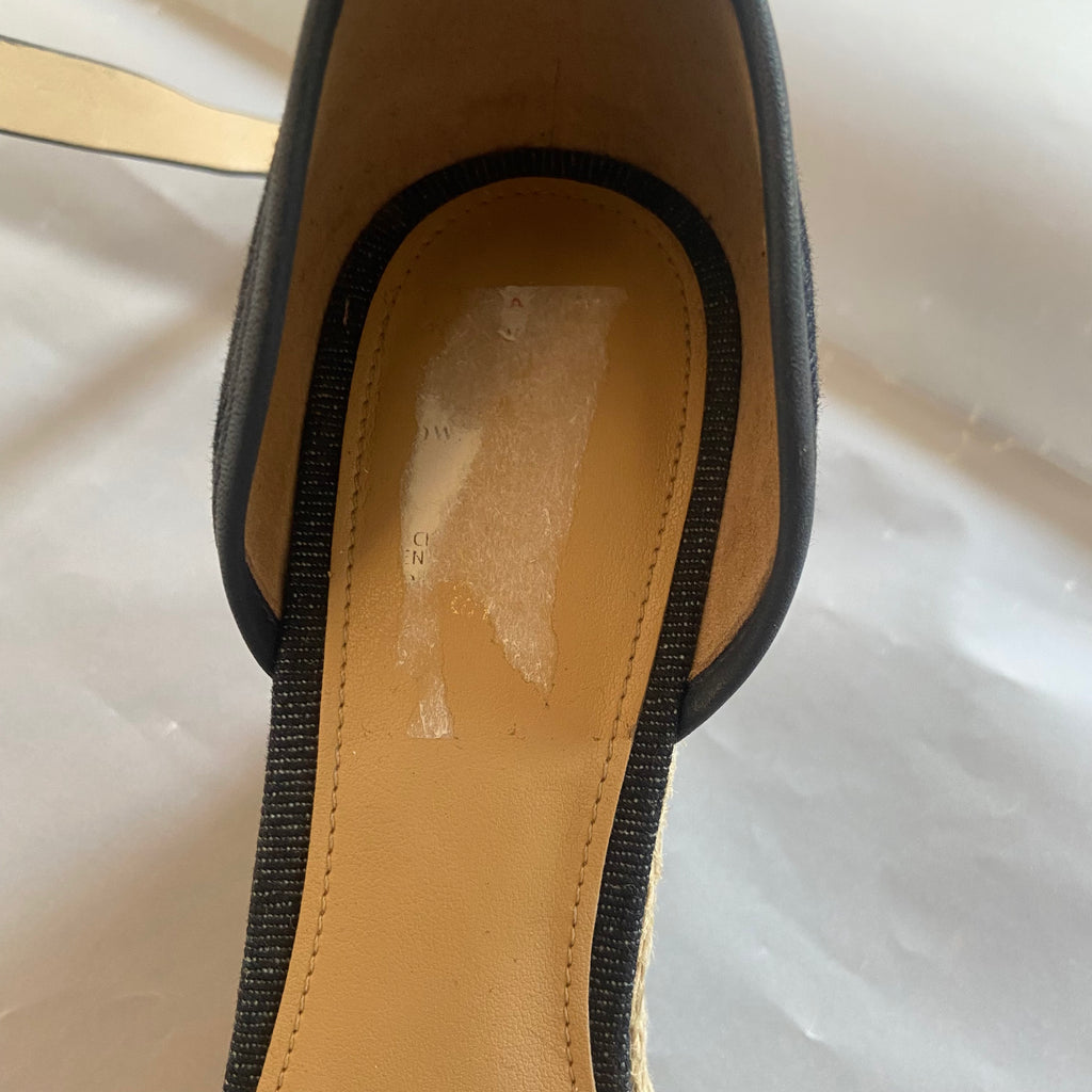 Michael Kors Denim and Jute Espadrille Wedges | Gently Used |