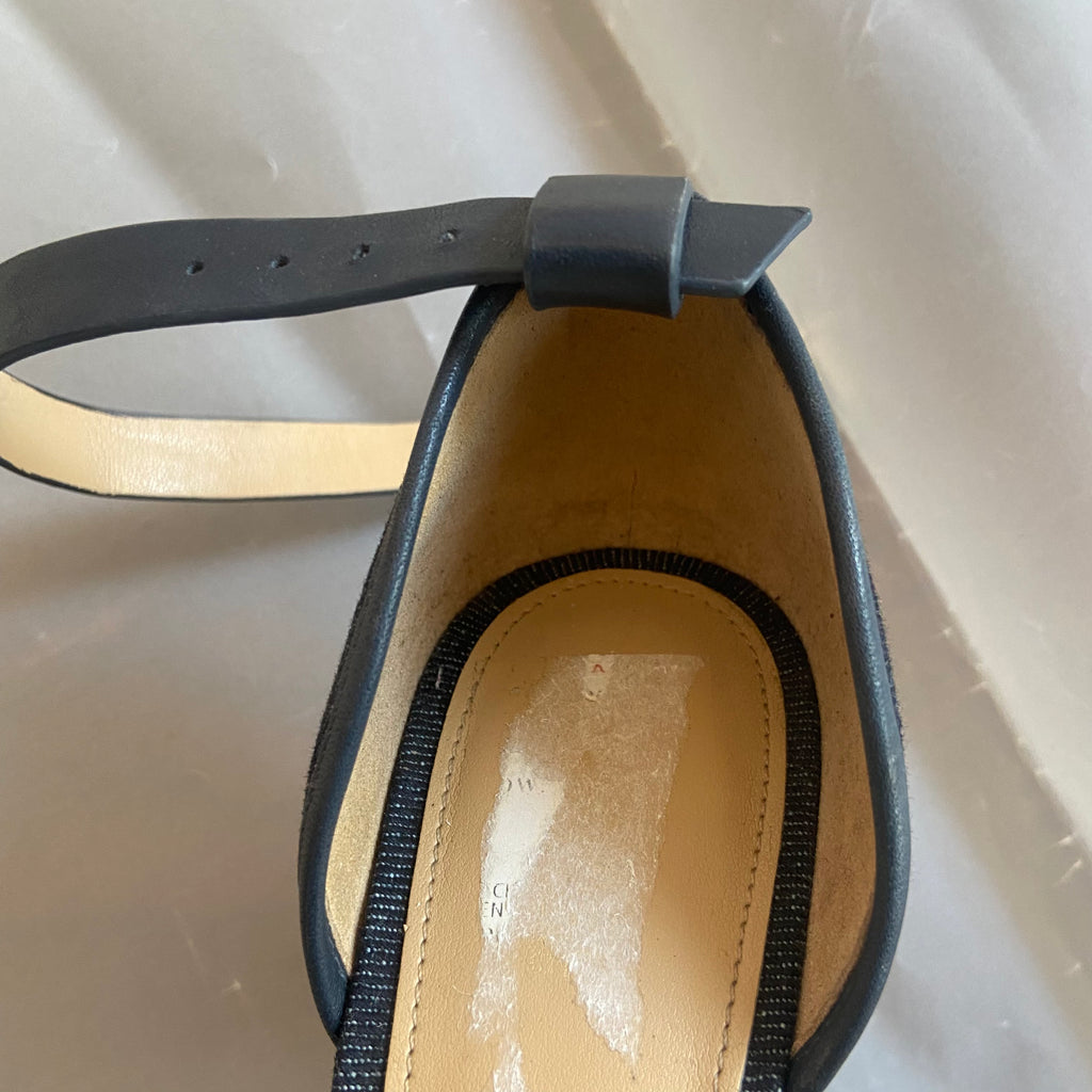 Michael Kors Denim and Jute Espadrille Wedges | Gently Used |