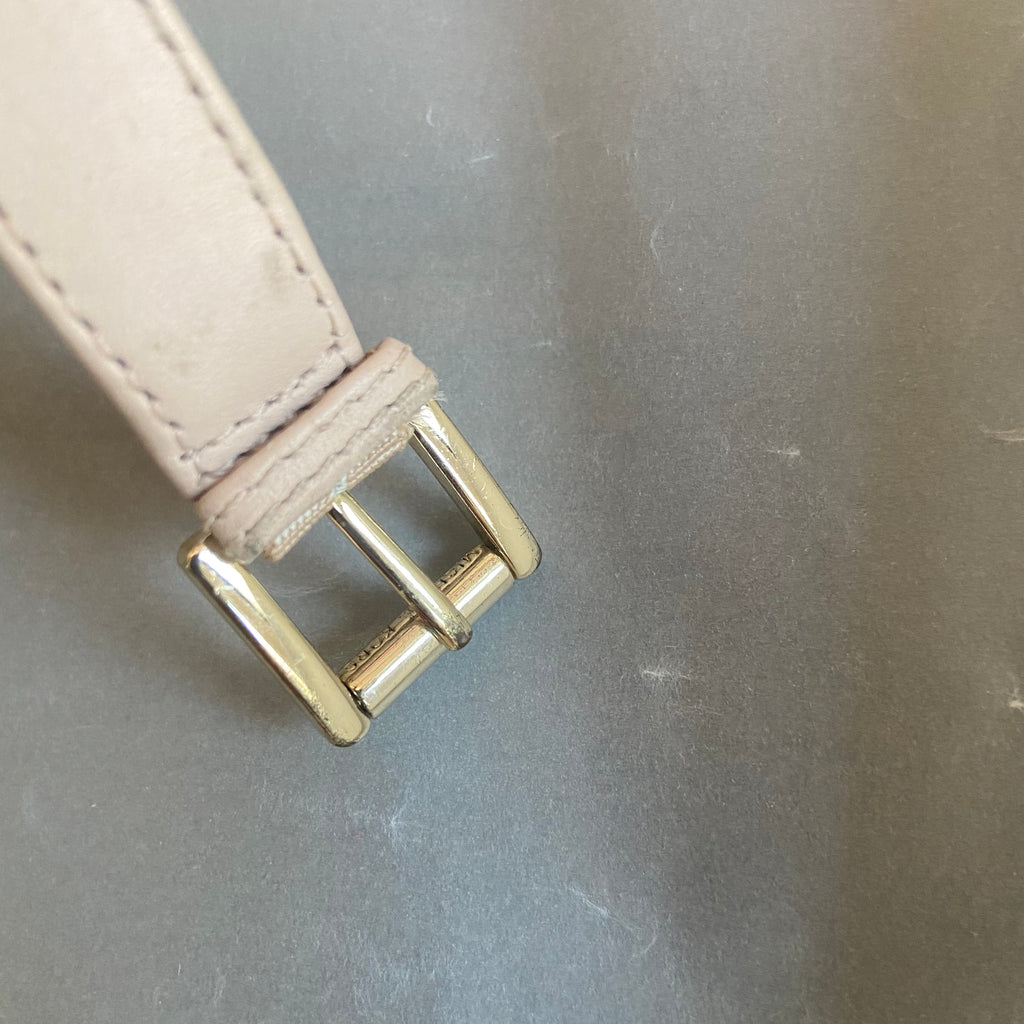 Michael Kors Light Pink Canvas and Jute Espadrille Sandals | Like New |