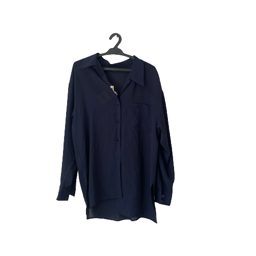 St. Michael Navy Blue Collared Shirt