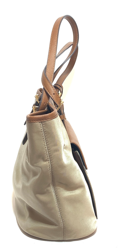Michael Kors Nylon & Leather Tote | Like New |