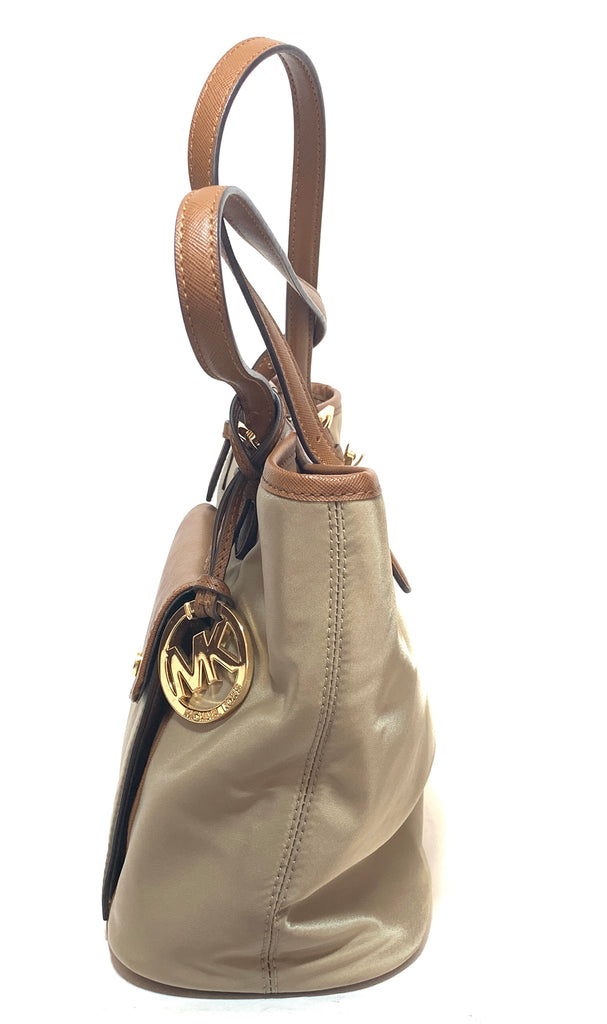 Michael Kors Nylon & Leather Tote | Like New |