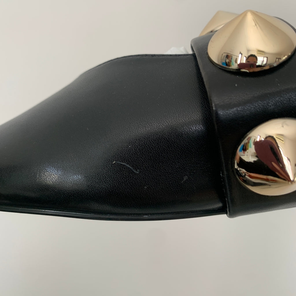 ZARA Black Studded Mules | Brand New |