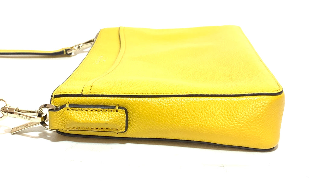 Kate Spade Yellow Leather Cross Body Bag | Gently Used |