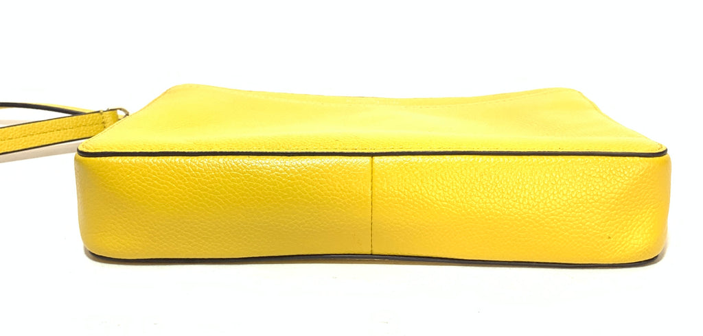 Kate Spade Yellow Leather Cross Body Bag | Gently Used |