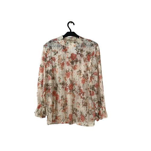 Max Floral Printed High-neck Top