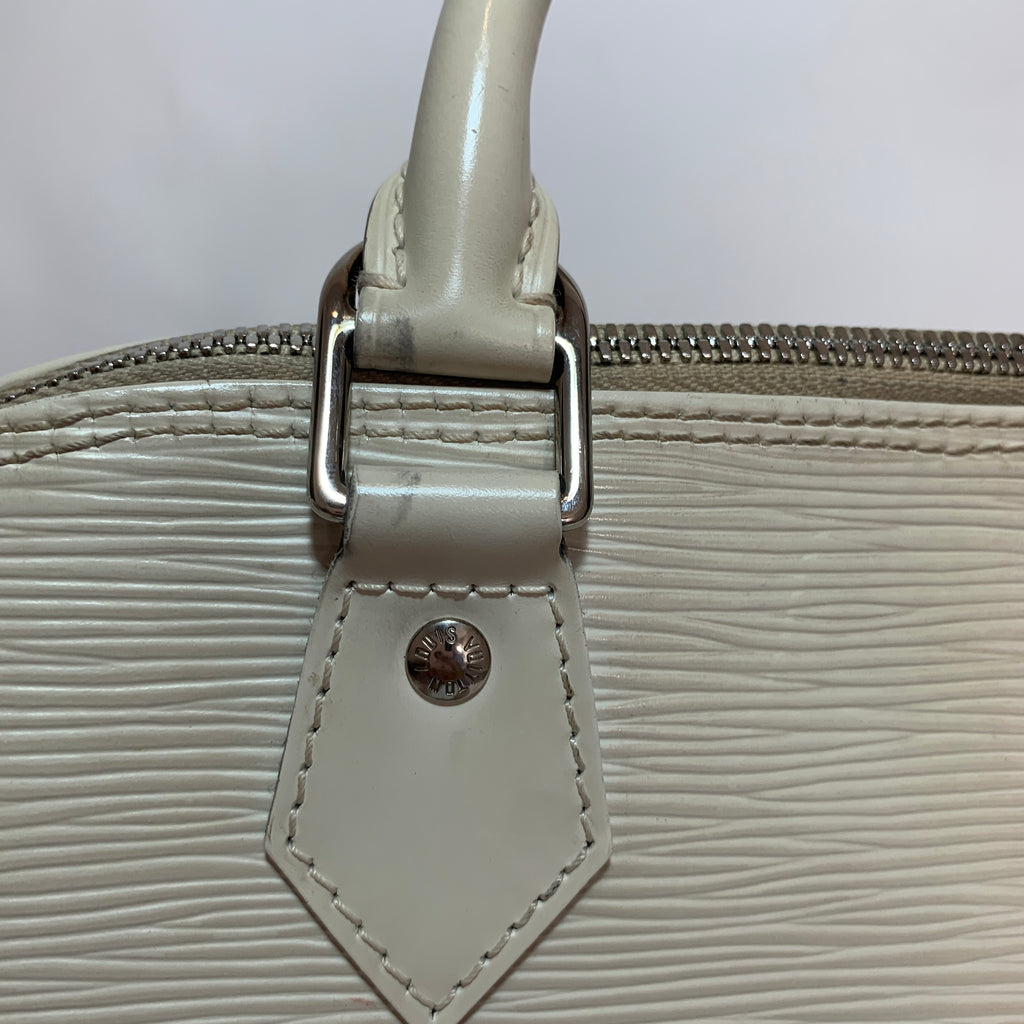 Louis Vuitton Ivory ALMA EPI Leather Tote | Pre Loved |