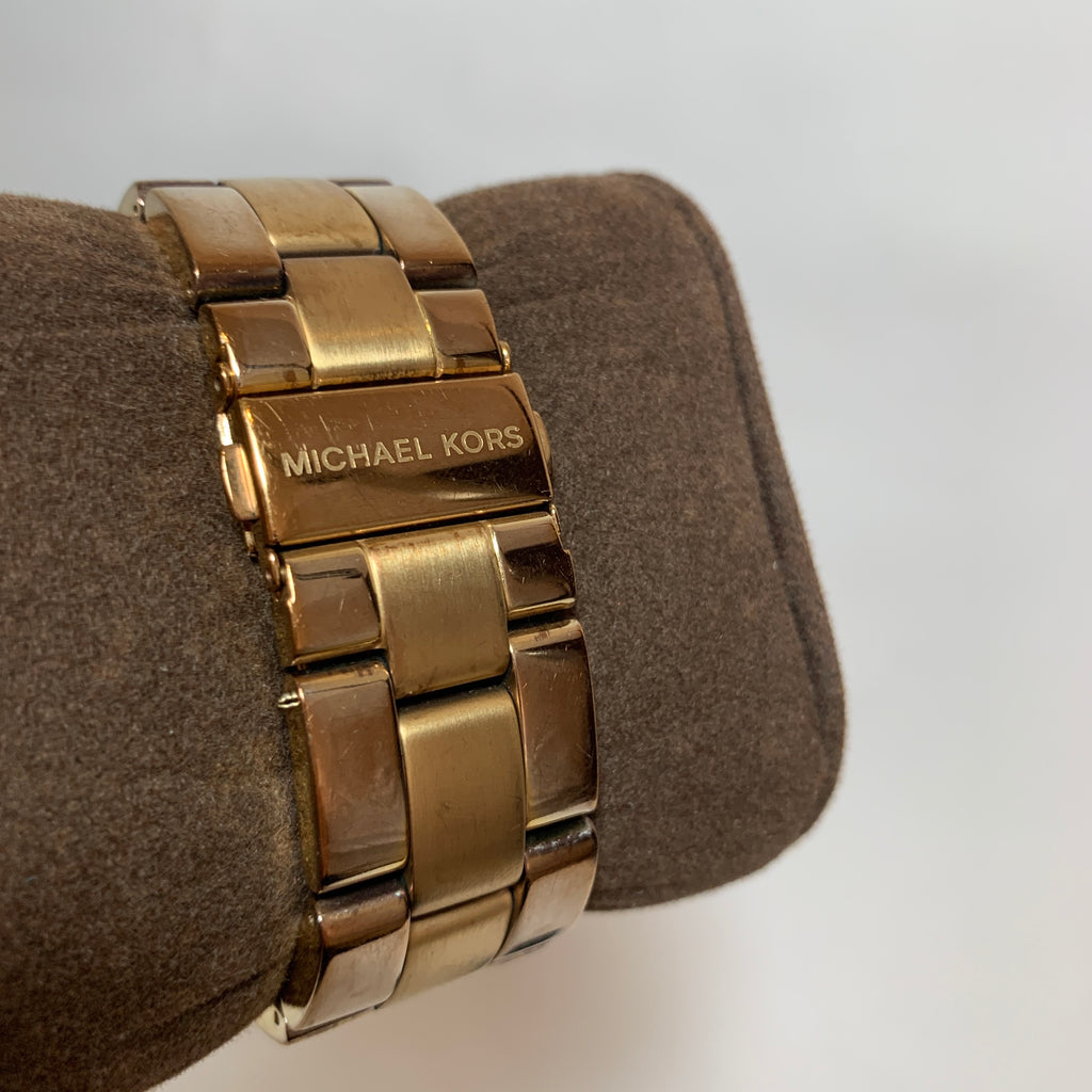 Michael Kors MK5412 Rosegold Rhinestone Watch | Pre Loved |