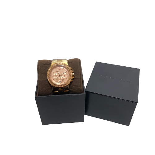 Michael Kors MK5412 Rosegold Rhinestone Watch | Pre Loved |