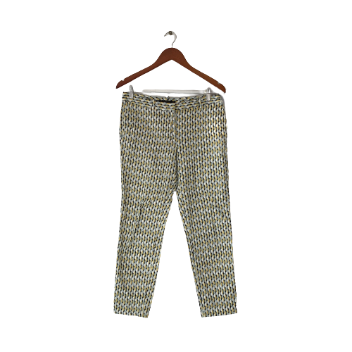 ZARA Yellow Printed Pants