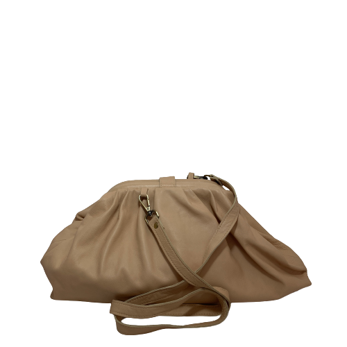 Odd & Eve Beige Slouchy Shoulder Bag