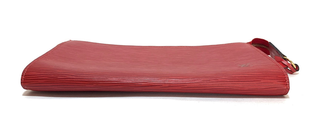 Louis Vuitton Red Epi Leather Pochette | Gently Used |