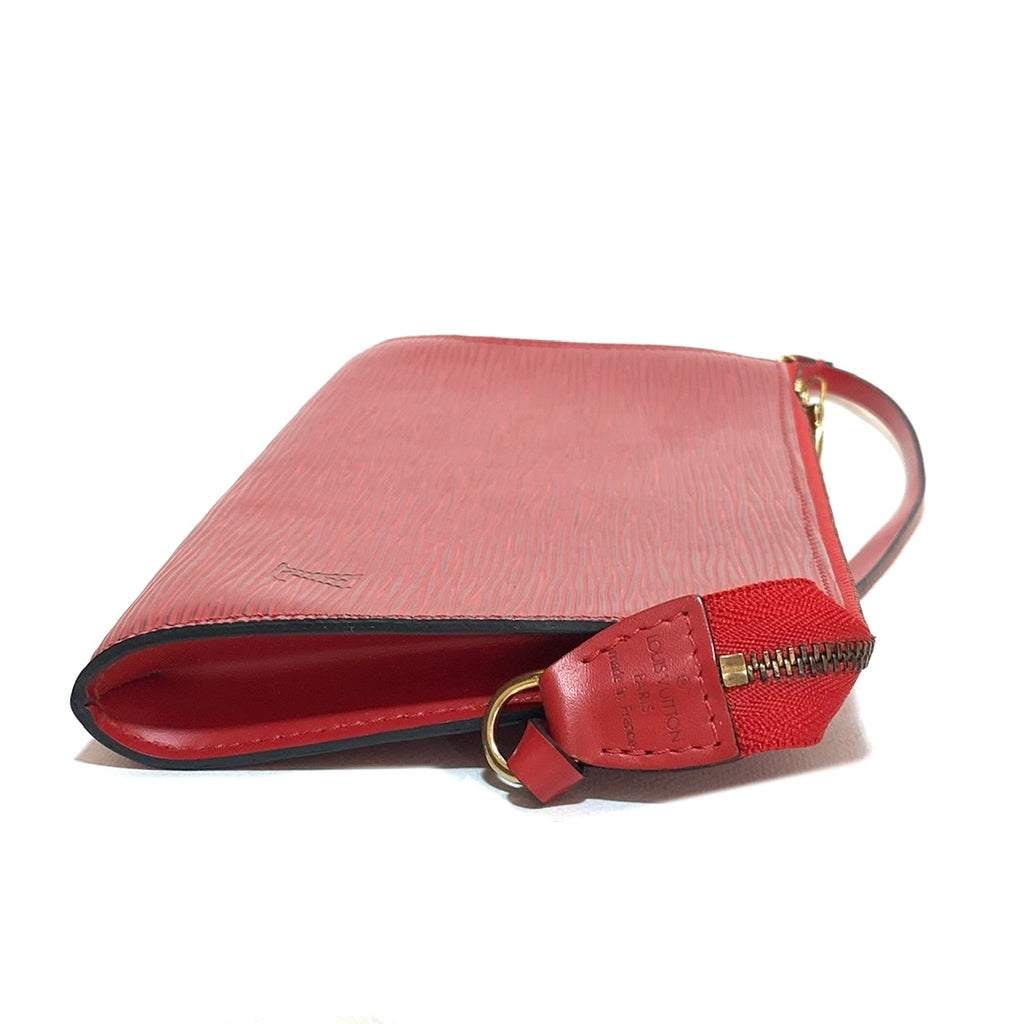 Louis Vuitton Red Epi Leather Pochette | Gently Used |