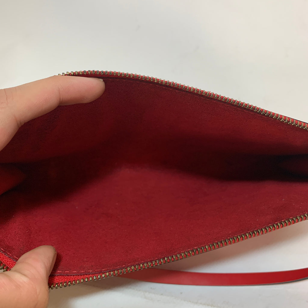 Louis Vuitton Red Epi Leather Pochette | Gently Used |
