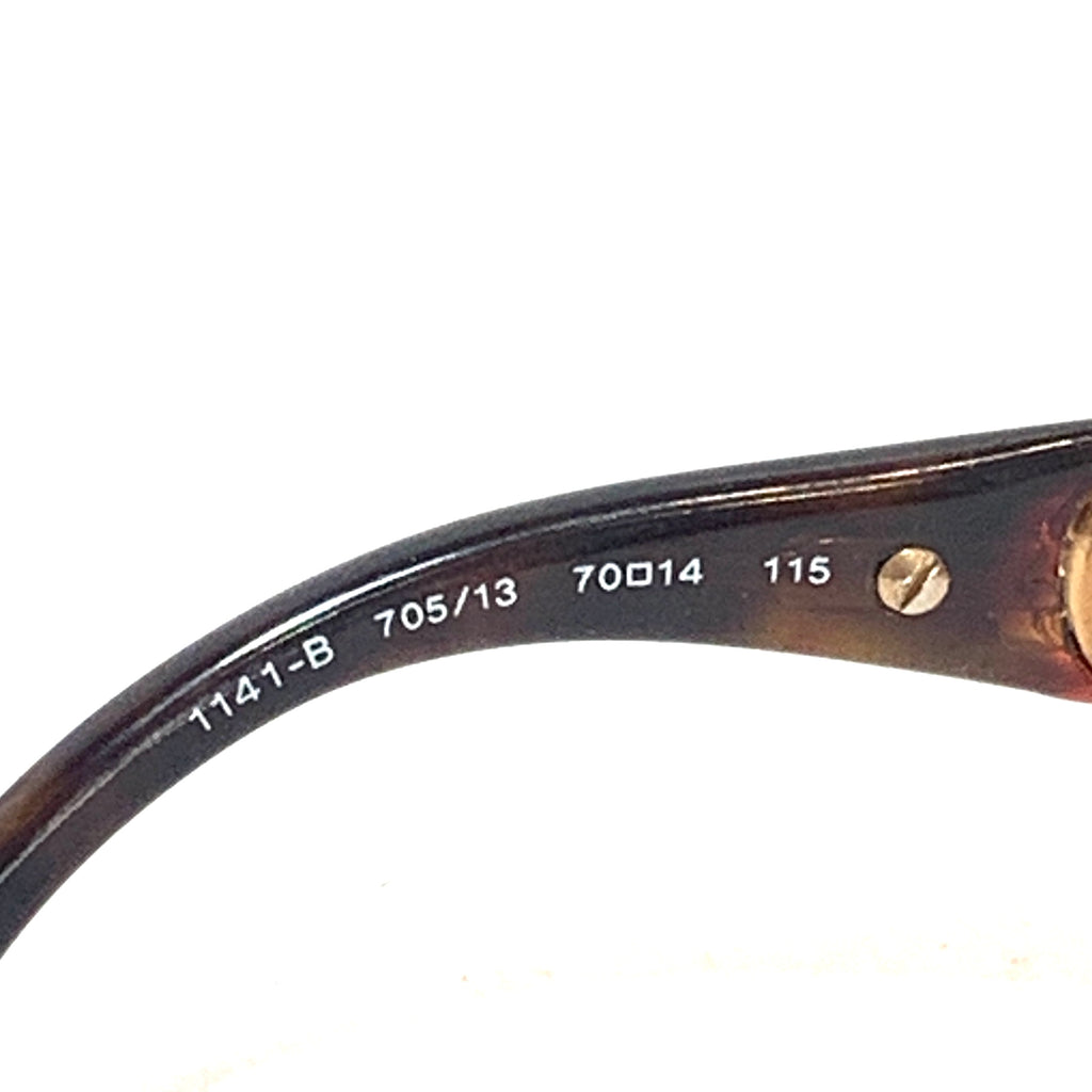 Salvatore Ferragamo 1141-B Rimless Brown Sunglasses | Gently Used |