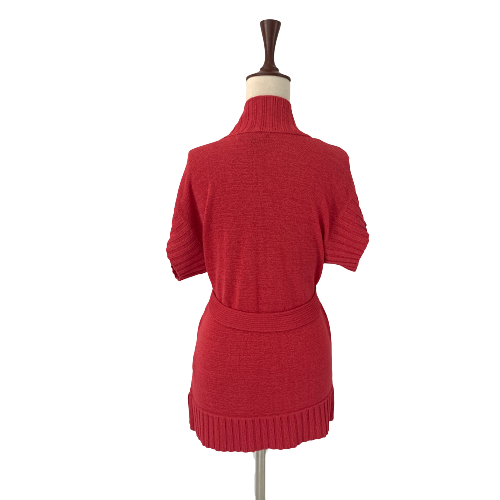 Jones New York Pink Knit Belted Sweater | Gently Used |