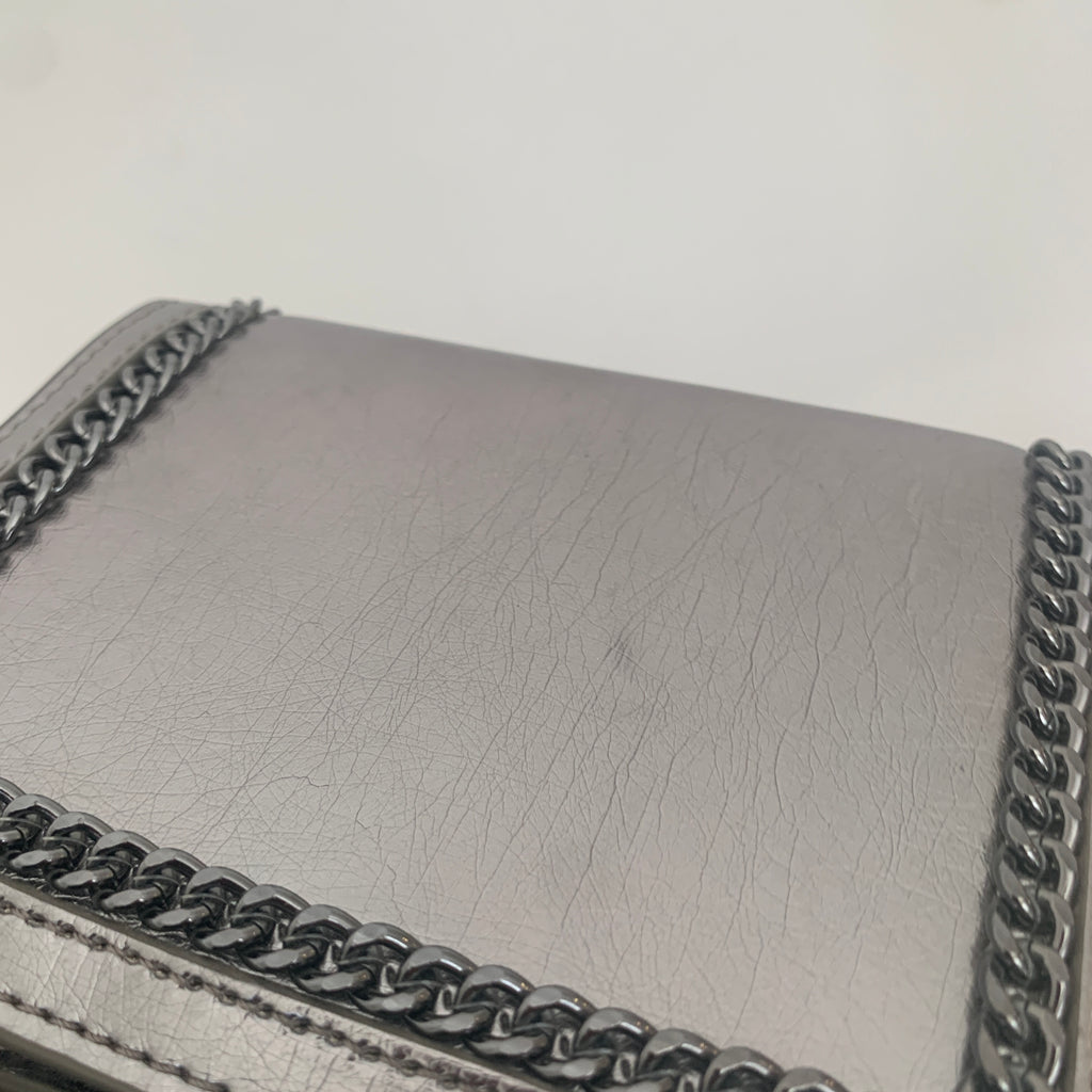 ZARA Silver Mini Chain Crossbody Bag | Brand New |