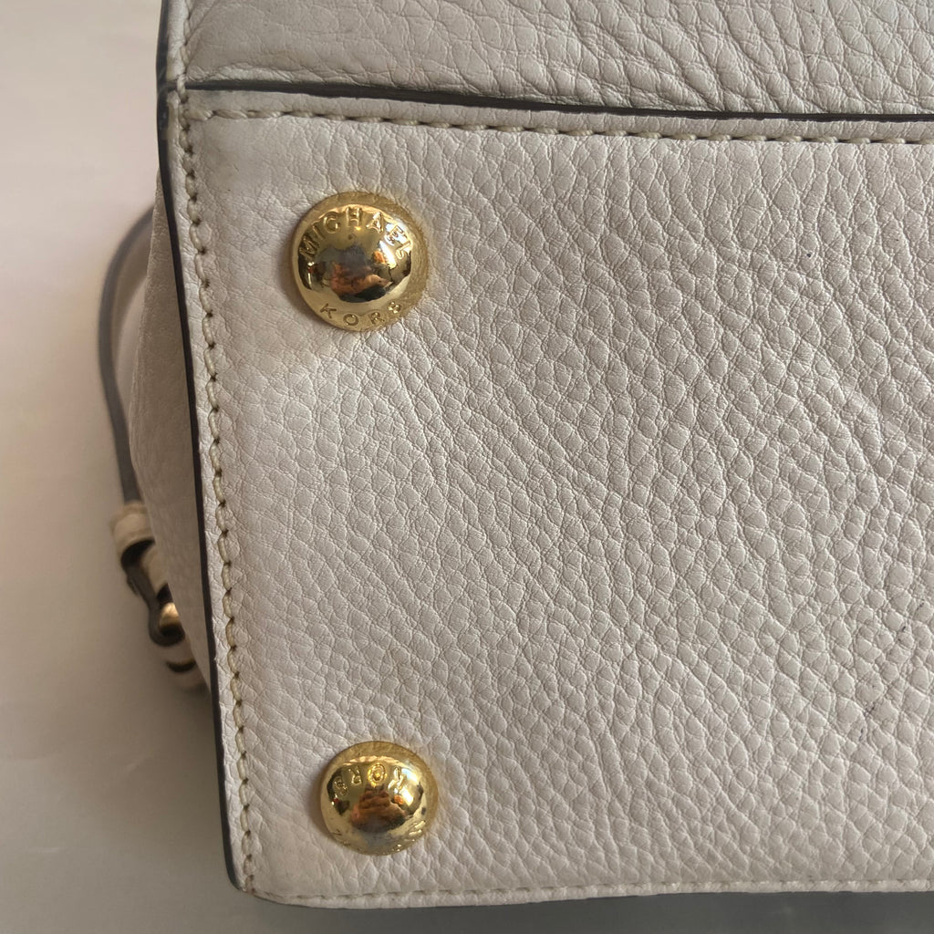 Michael Kors Cream 'Hudson' Leather Tote | Pre Loved |