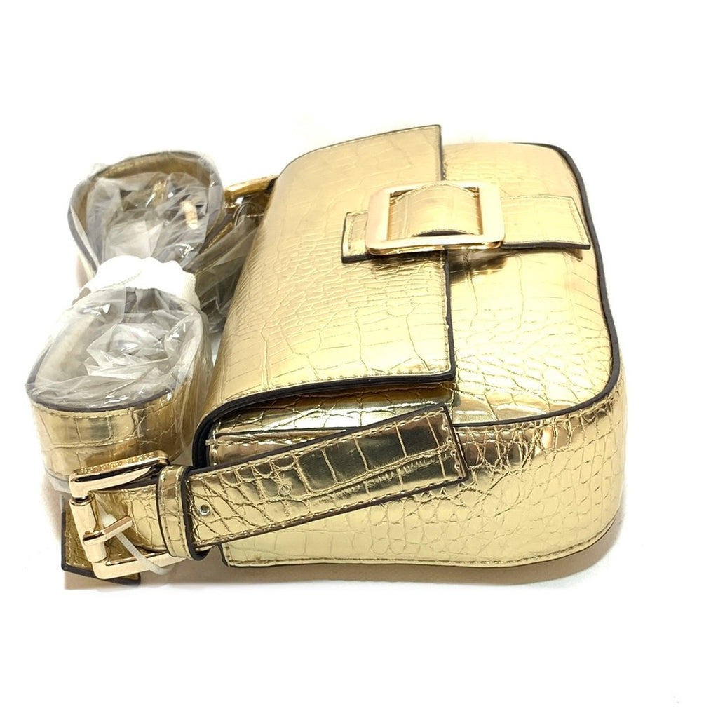 Steve Madden 'Bready' Gold Baguette Bag | Brand New |