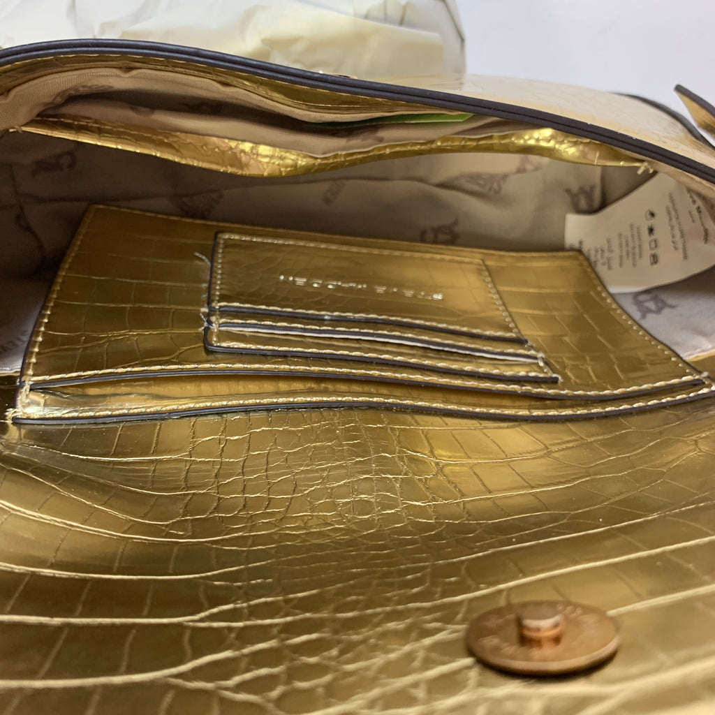 Steve Madden 'Bready' Gold Baguette Bag | Brand New |