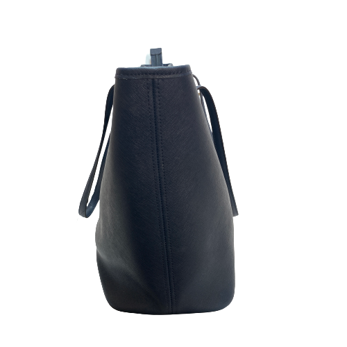 Michael Kors Navy Leather Jet Set Tote | Pre Loved |