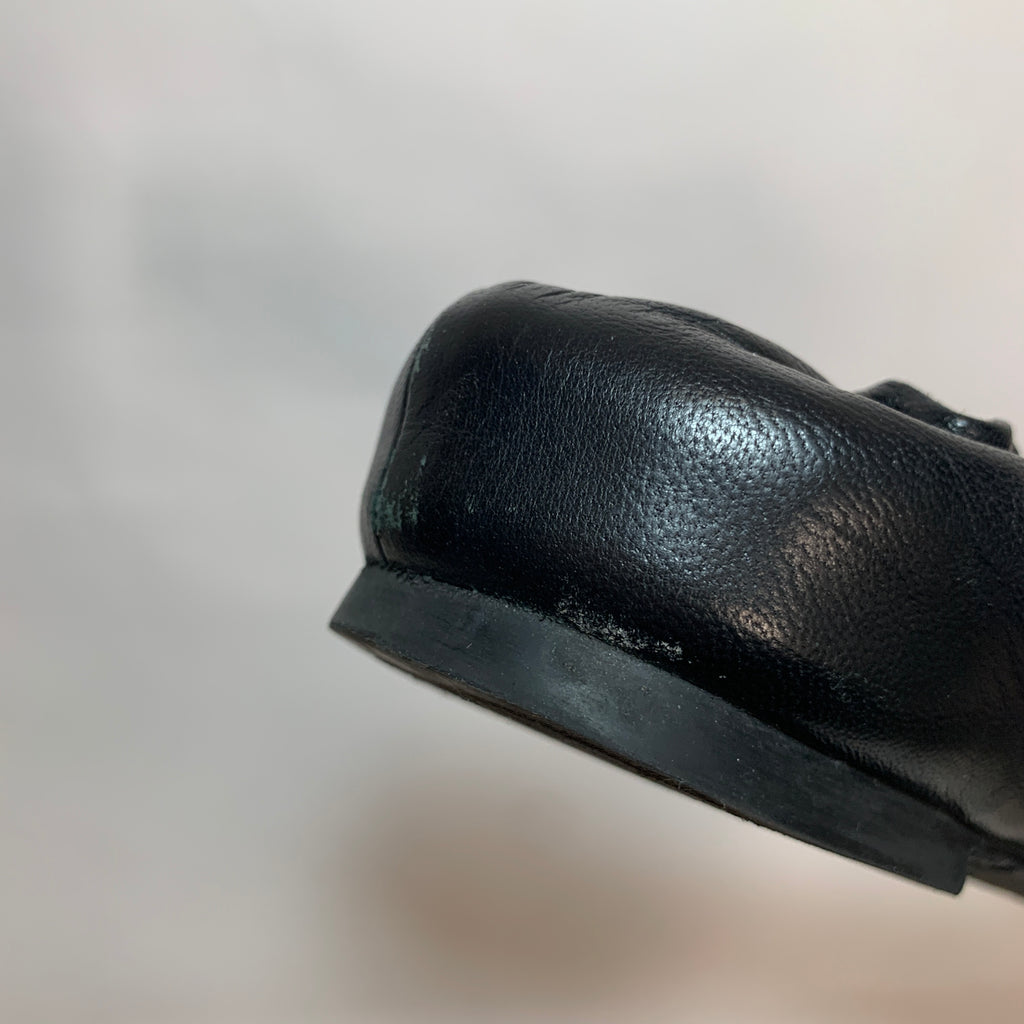 Tory Burch Black Leather REVA Ballet Flats | Pre Loved |