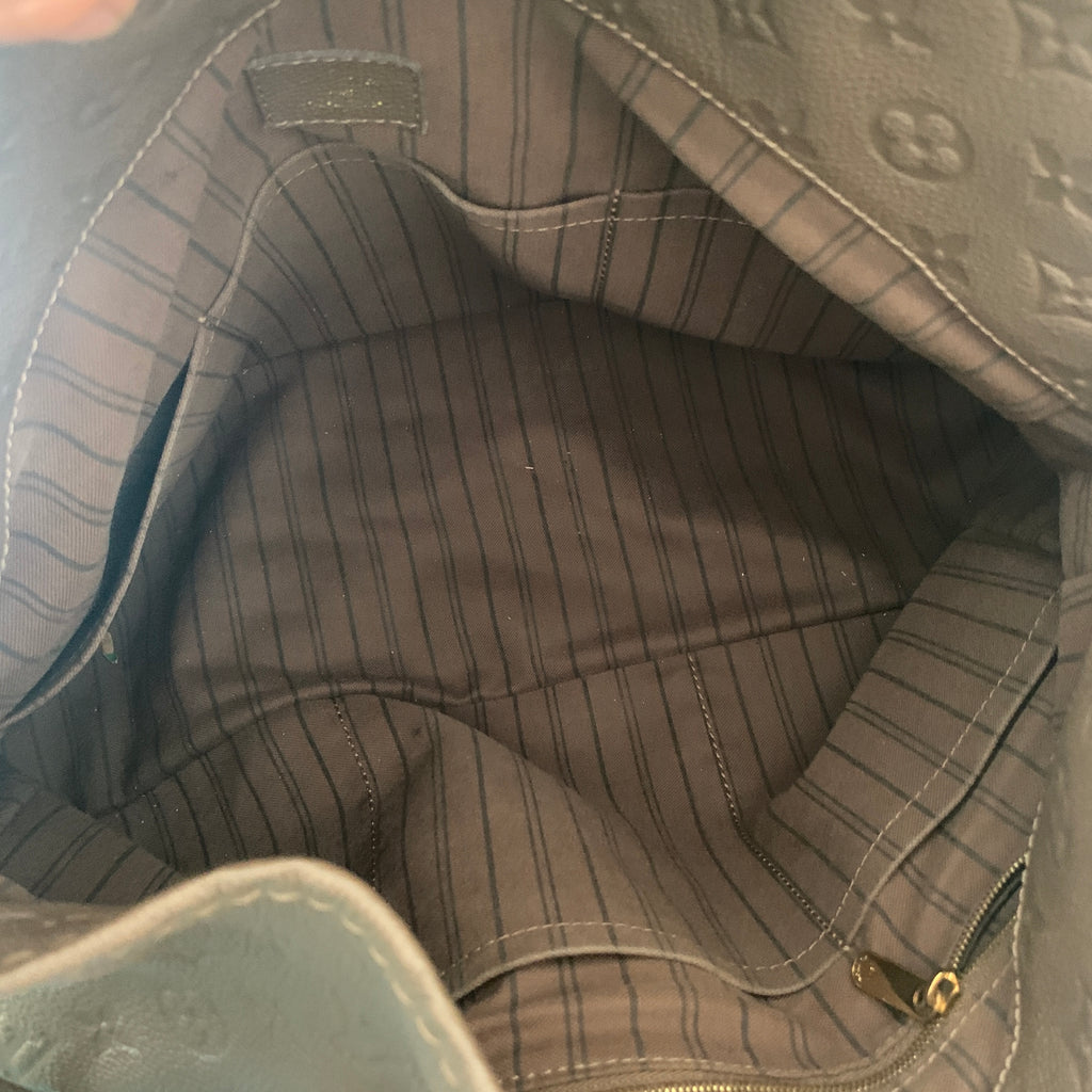 Louis Vuitton Artsy MM Grey Empreinte Leather Shoulder Bag | Gently Used |