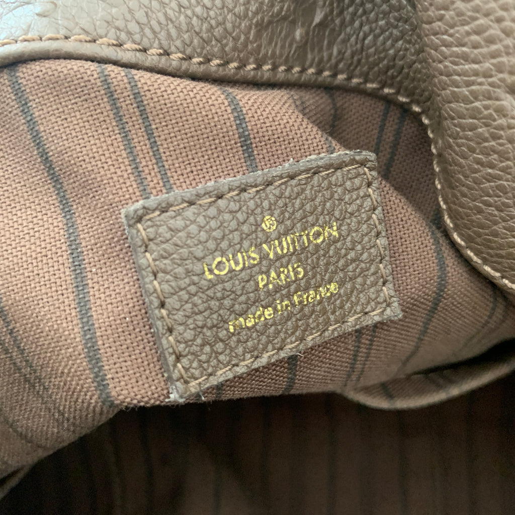 Louis Vuitton Artsy MM Grey Empreinte Leather Shoulder Bag | Gently Used |