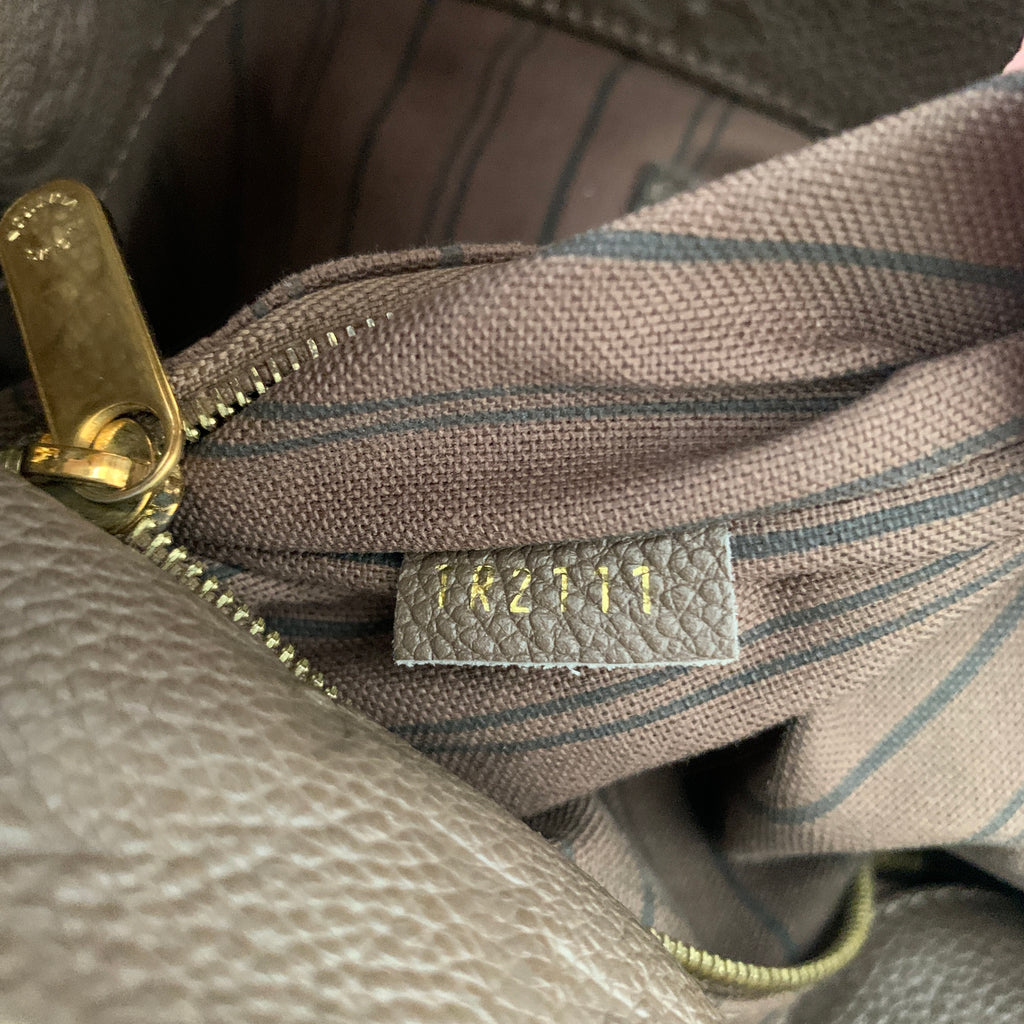 Louis Vuitton Artsy MM Grey Empreinte Leather Shoulder Bag | Gently Used |