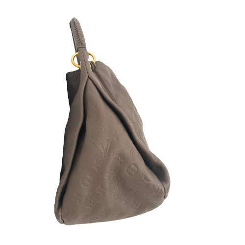 Louis Vuitton Artsy MM Grey Empreinte Leather Shoulder Bag | Gently Used |