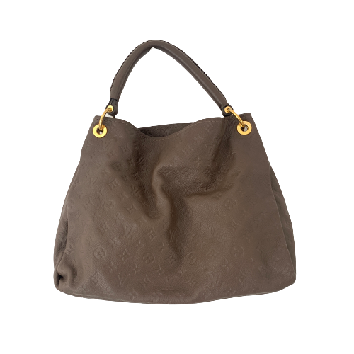 Louis Vuitton Artsy MM Grey Empreinte Leather Shoulder Bag | Gently Used |
