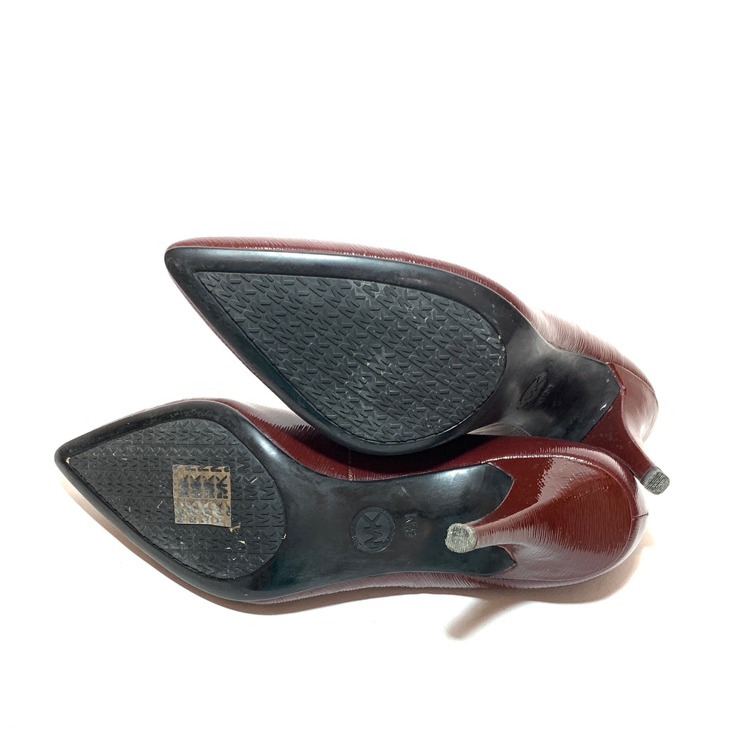 Michael Kors Maroon Leather Pumps | Gently Used |