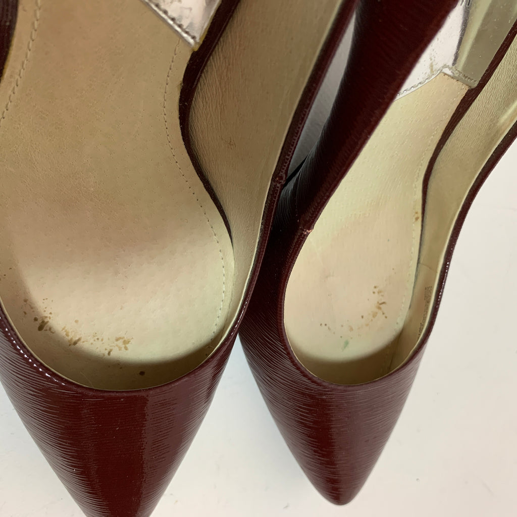 Michael Kors Maroon Leather Pumps | Gently Used |