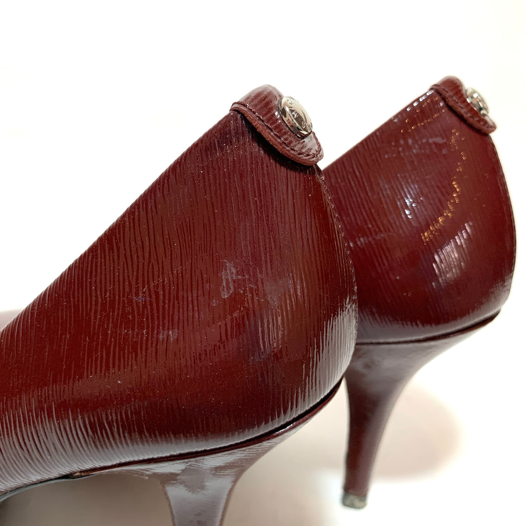 Michael Kors Maroon Leather Pumps | Gently Used |