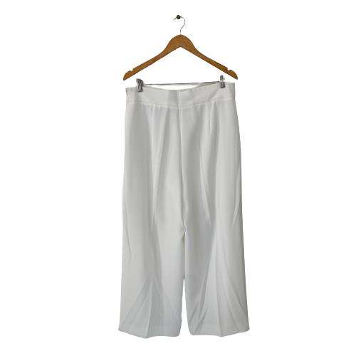 ZARA White Wide-legged Pants | Brand New |