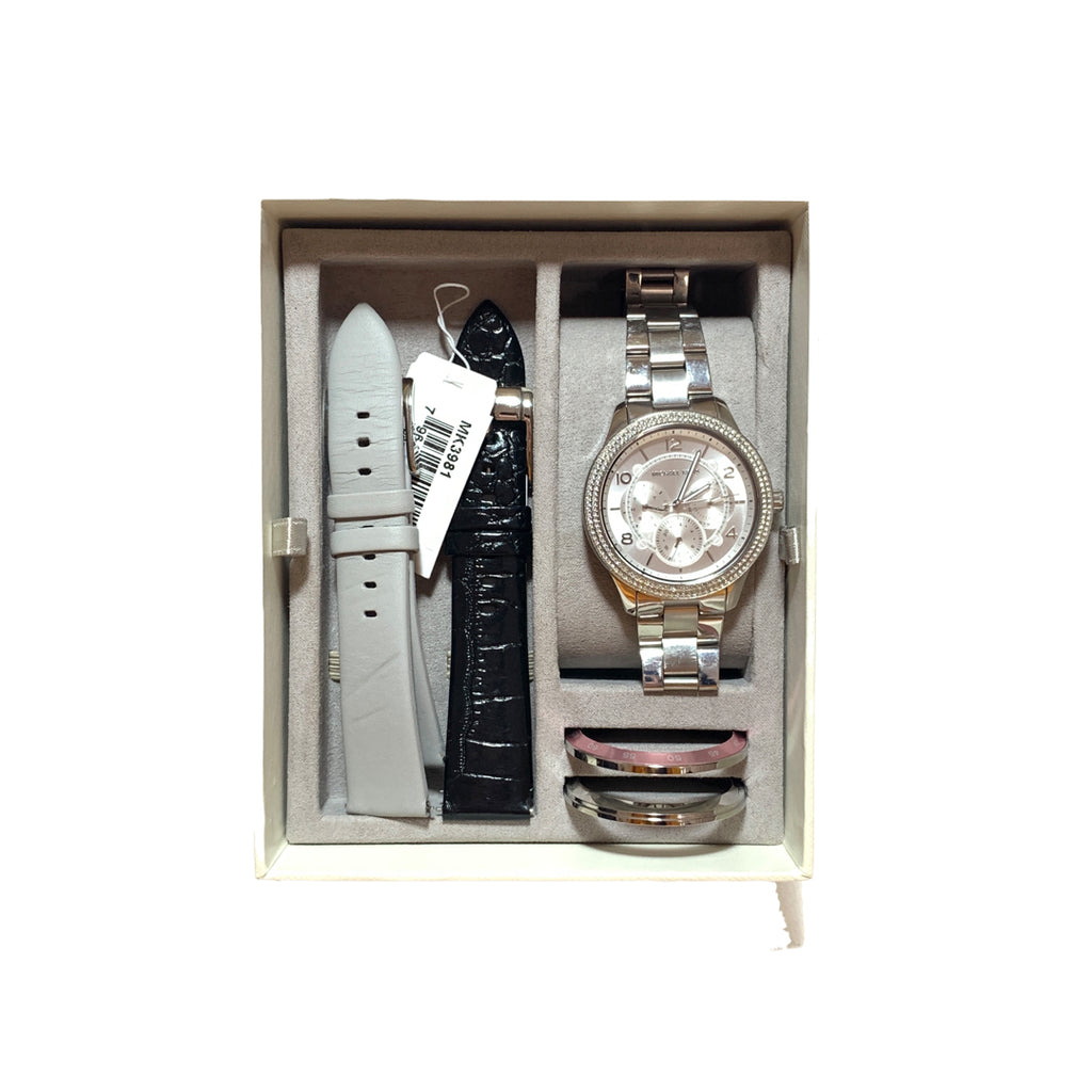 Michael Kors Silver MK3981 Watch Set | Gently Used |