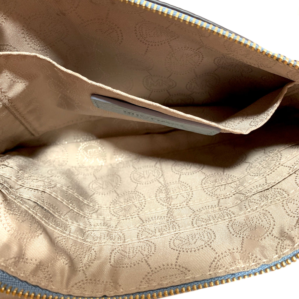 Michael Kors Light Blue Leather Wristlet | Gently Used |