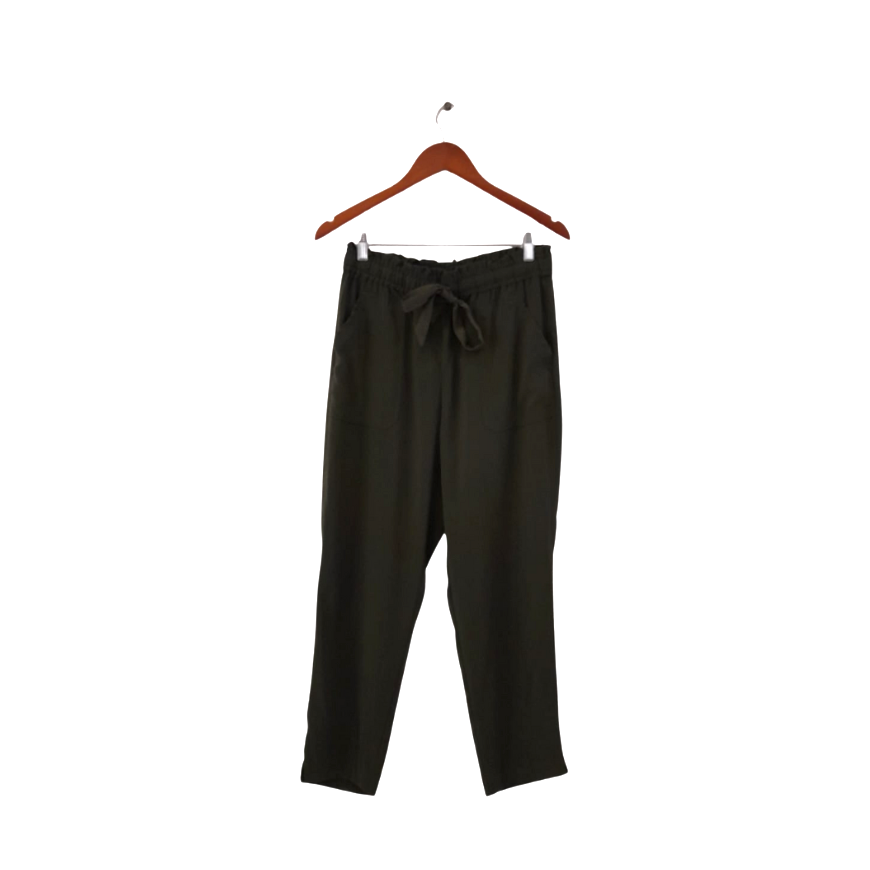 ZARA Army Green Elastic-waist Pants | Gently Used |