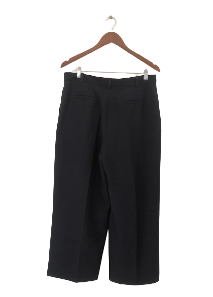 ZARA Navy Wide Leg Pants | Gently Used |