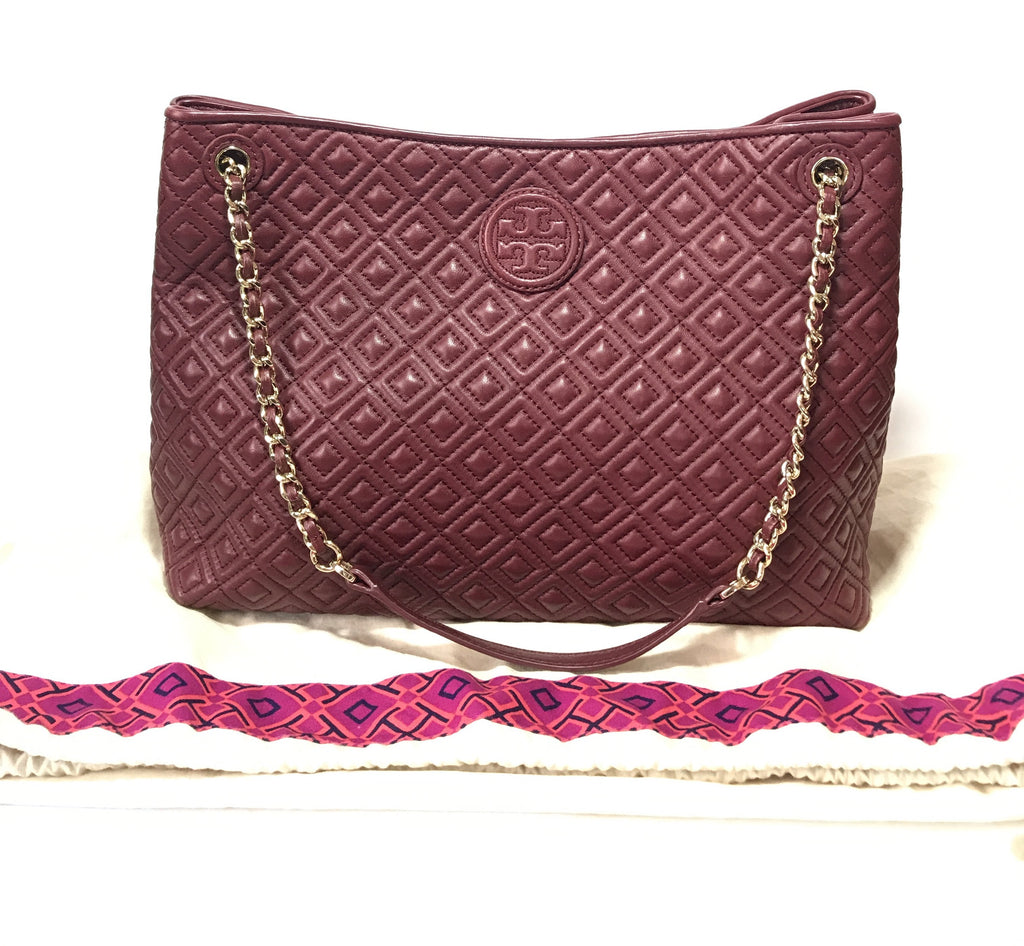 Tory Burch Marion Quilted Shoulder Bag | Pre Loved |