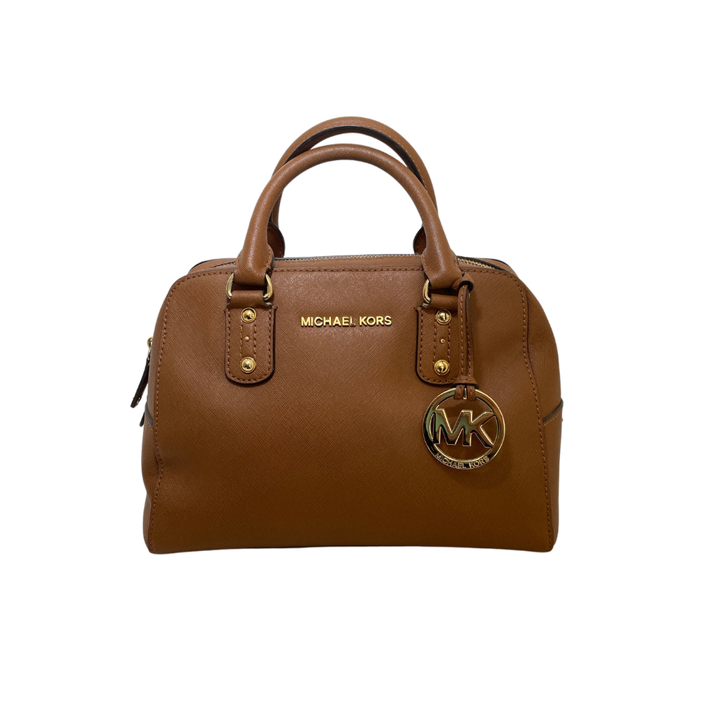 Michael Kors Brown Leather Satchel | Gently Used |