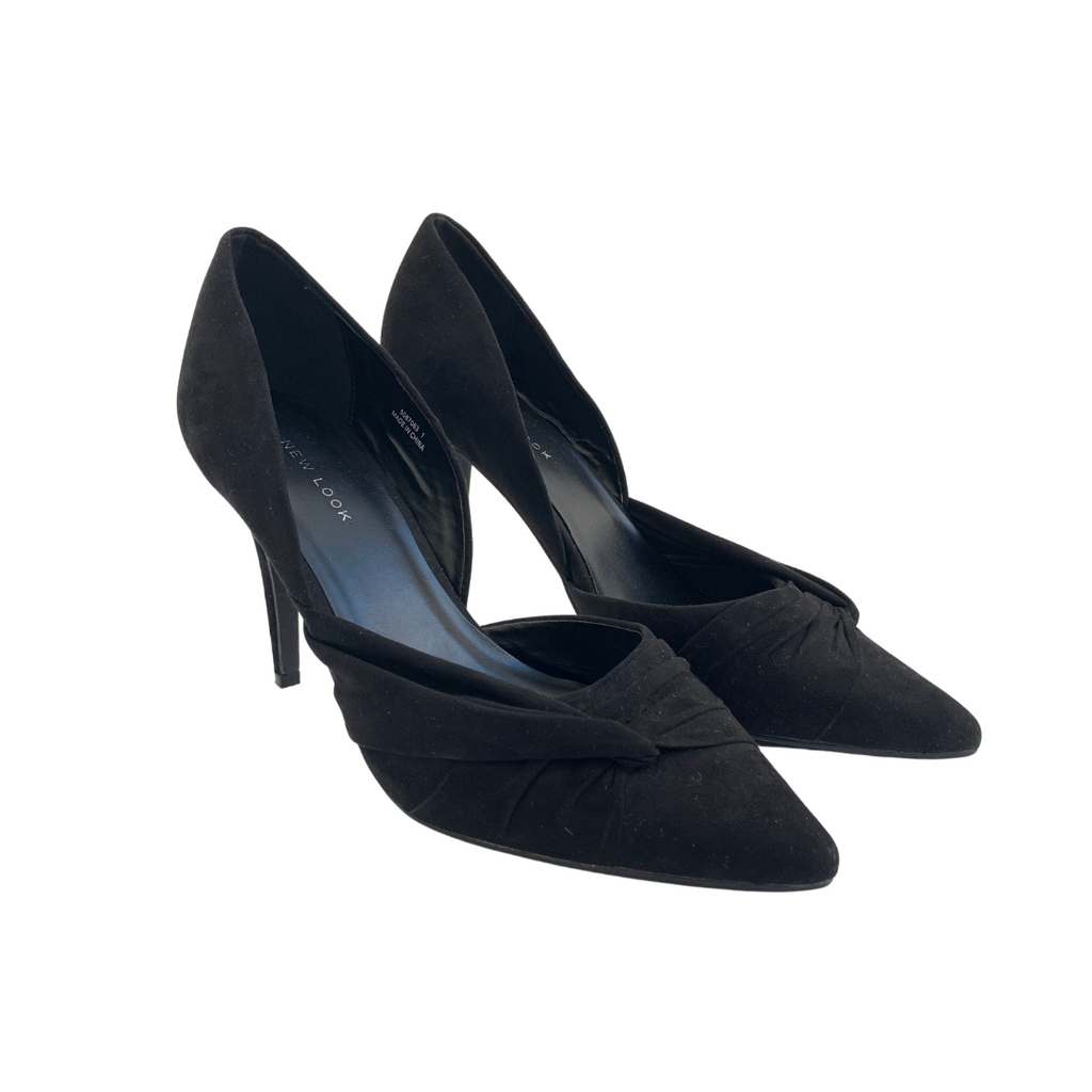 New Look Black Suede Pointed Pumps | Gently Used |