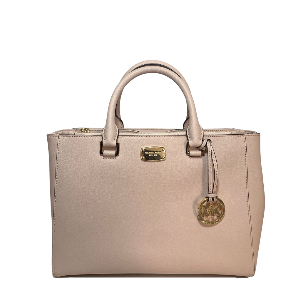 Michael Kors Light Pink Leather 'Savannah'  Satchel | Gently Used |