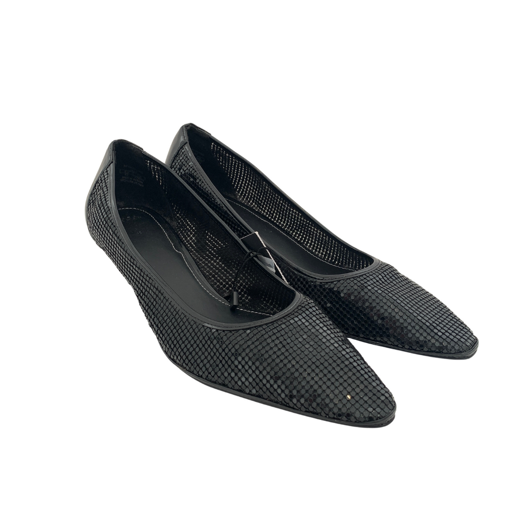 ZARA Black Sequins Heels | Brand New |